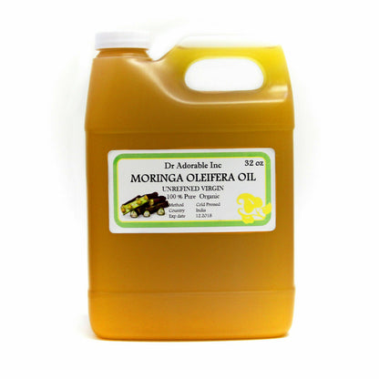 Unrefined Premium Organic Moringa Oil Virgin Pure Fresh Hair Skin Body Cosmetic