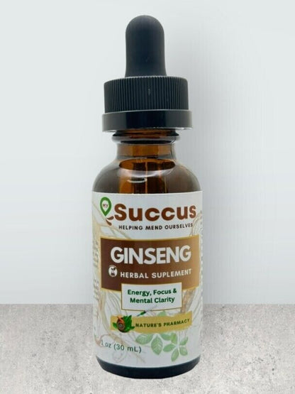 Ginseng Tincture - (Energy, Focus & Mental Clarity)