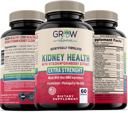 Organic Kidney Support- Herbal Natural Non-Gmo Repair & Cleanse Supplement