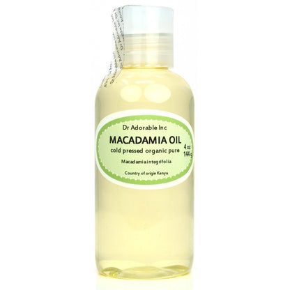 PURE MACADAMIA NUT OIL ORGANIC COLD PRESSED * !!!*