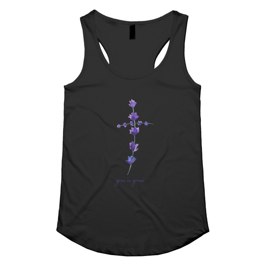 Grow in Grace Womens Racerback Singlet