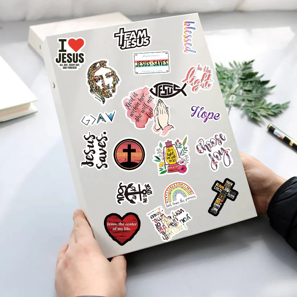 Bible Jesus Stickers, For Kids, Cards, Gifts, Car, Laptop, Faith Sticker Decals