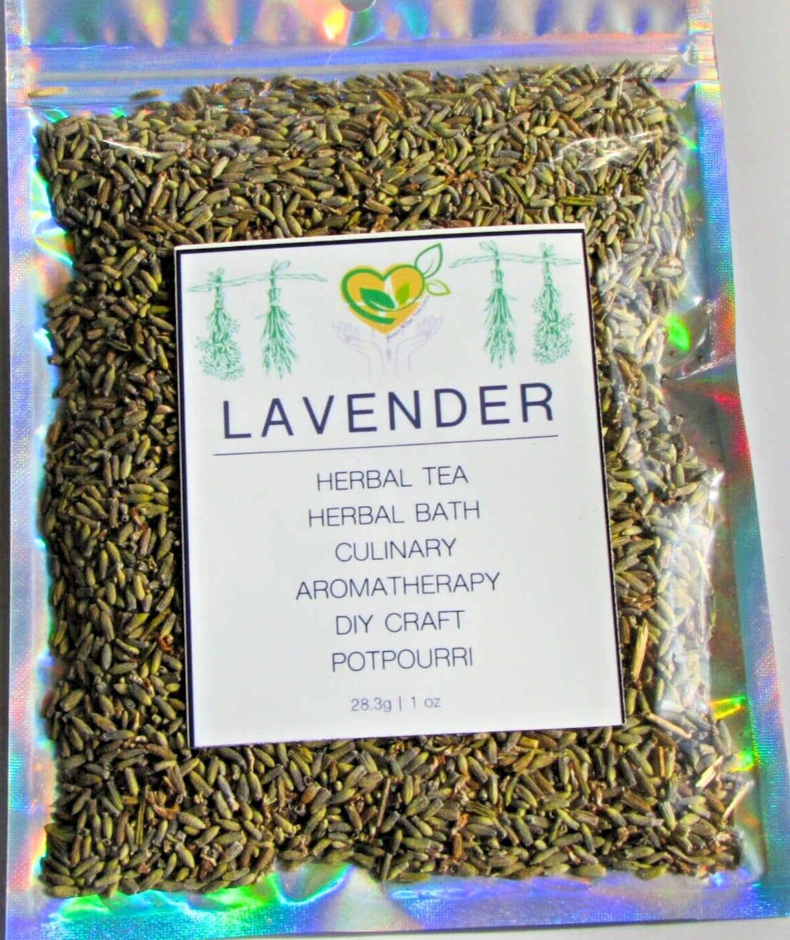 Lavender Buds Certified Organic Dried Flower Natural Ultra Grade 1 OZ Bag Nongmo