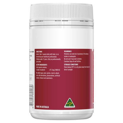 Healthy Care Vitamin E 1000IU 120 Capsules