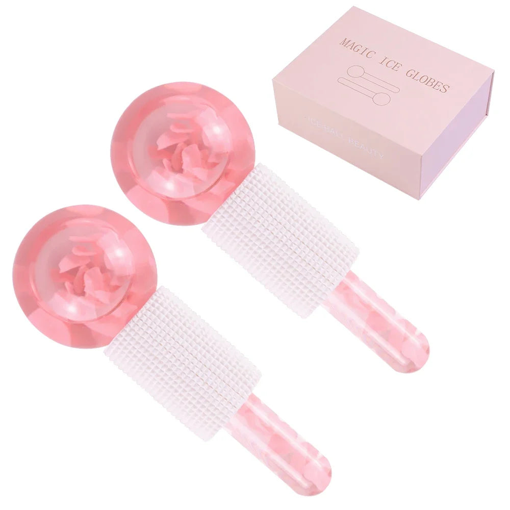 Facial Ice Globes Cryo Facial Roller for Hot & Cold Facial Massage 