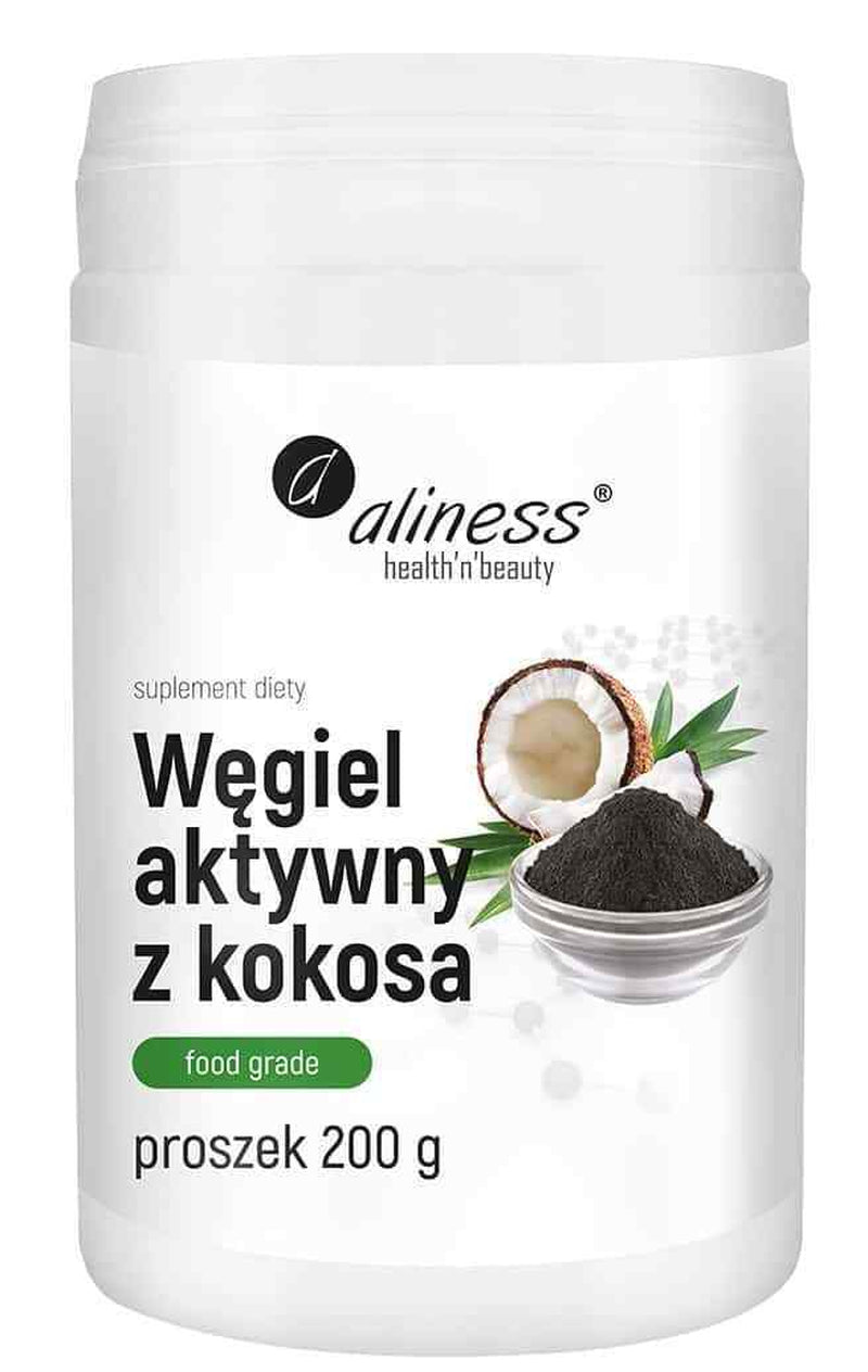 ALINESS Activated Charcoal from Coconut (Digestion Support) 200G