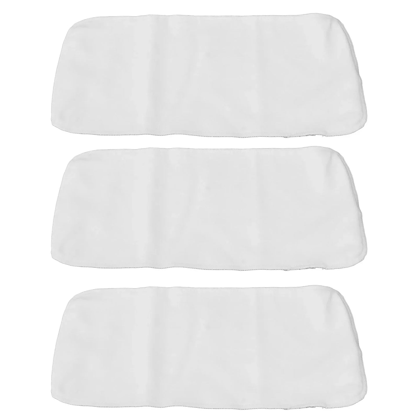 3Pcs Unbleached Castor Oil Pack Wrap Organic Cotton Flannel Wrap Reusable Castor Oil Pads for Heat Compress