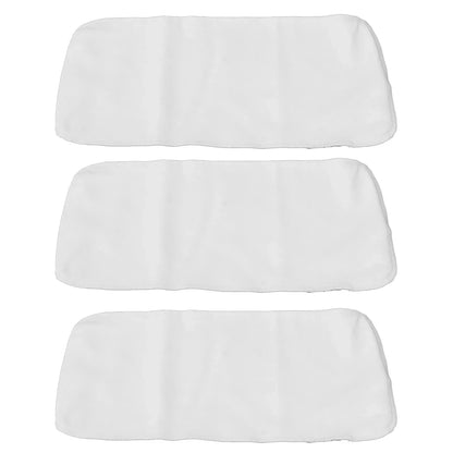 3Pcs Unbleached Castor Oil Pack Wrap Organic Cotton Flannel Wrap Reusable Castor Oil Pads for Heat Compress