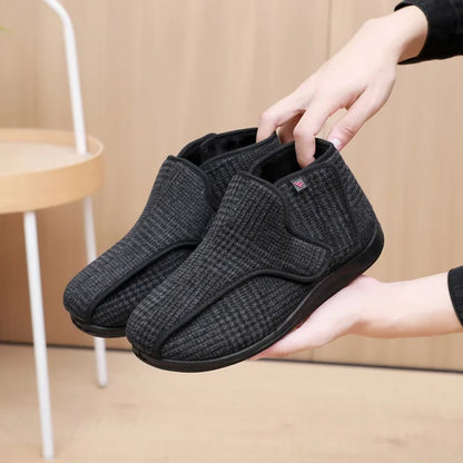 Wide Adjustable Wool Diabetes Shoes