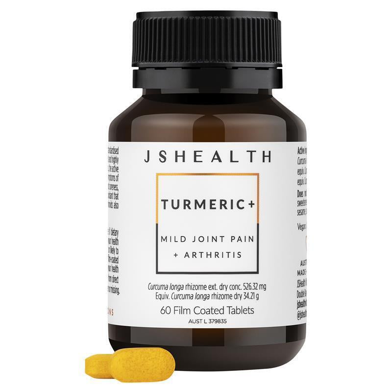 JSHEALTH Turmeric + 60 Tablets