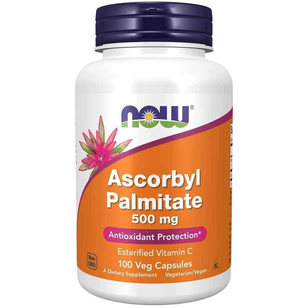 Antioxidant Ascorbyl Palmitate 500Mg 100 Vcaps Now Foods