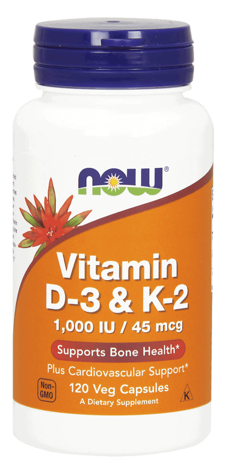 Vitamin D3 K2 120 Vegetarian Capsules