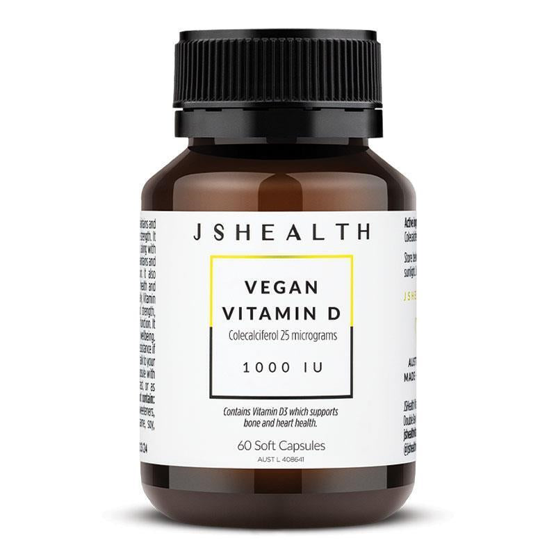 JSHEALTH Vitamins Vitamin D - 60 Capsules