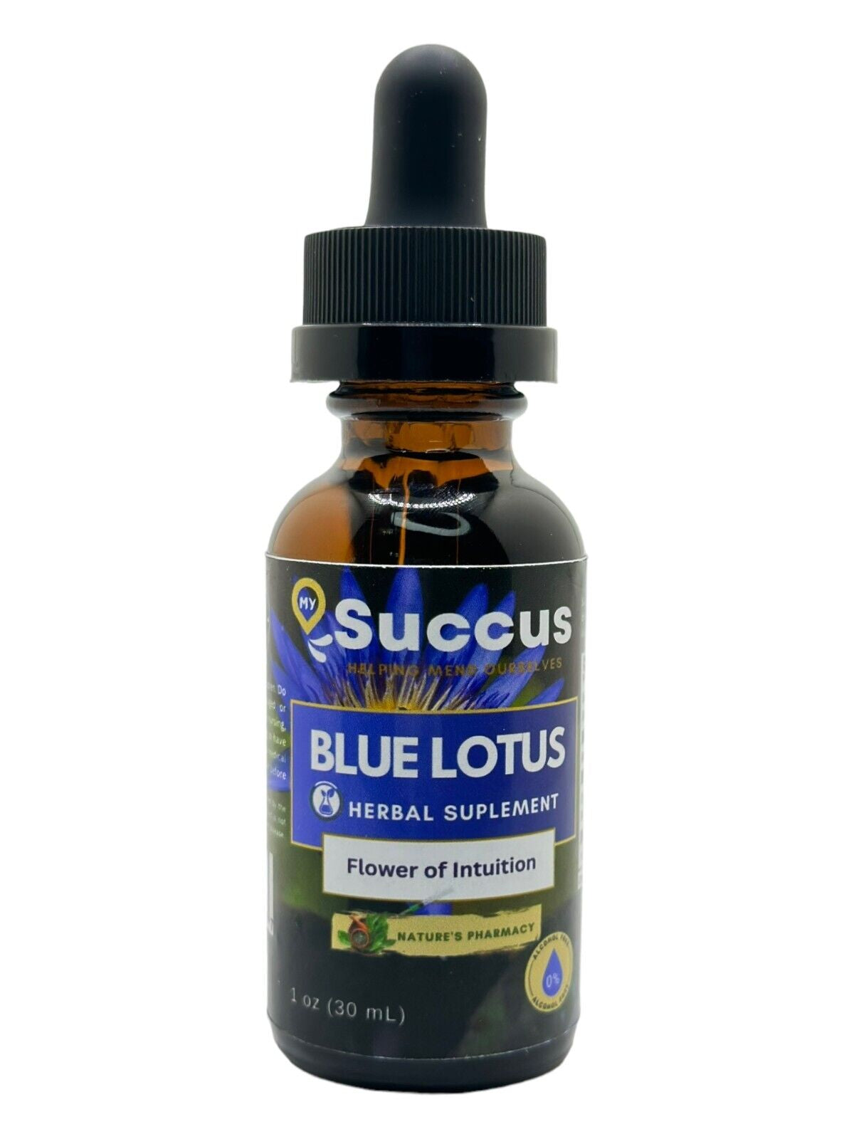 Blue Lotus Tincture - the Flower of Intuition (Alcohol Free)