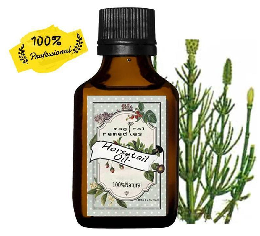 Organic Horsetail Herbal Oil Hair Growth and Clear skIN