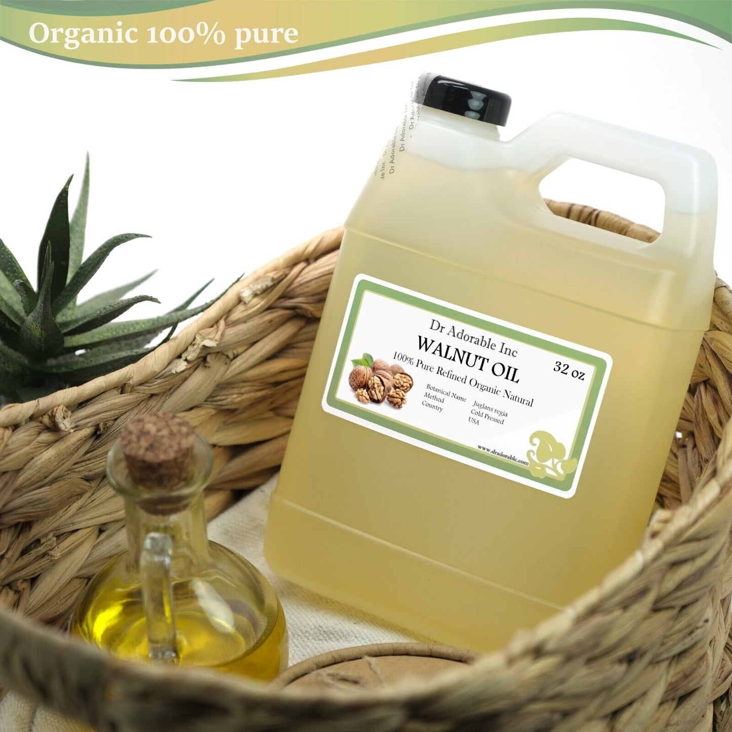 WALNUT OIL PURE OIL COLD PRESSED ORGANIC 