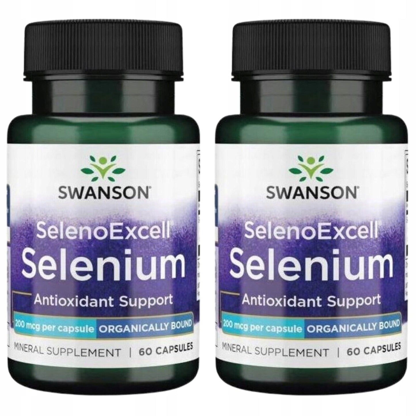 SWANSON SELEN Selenoexcell 200Mcg, 2 X 60 Capsules