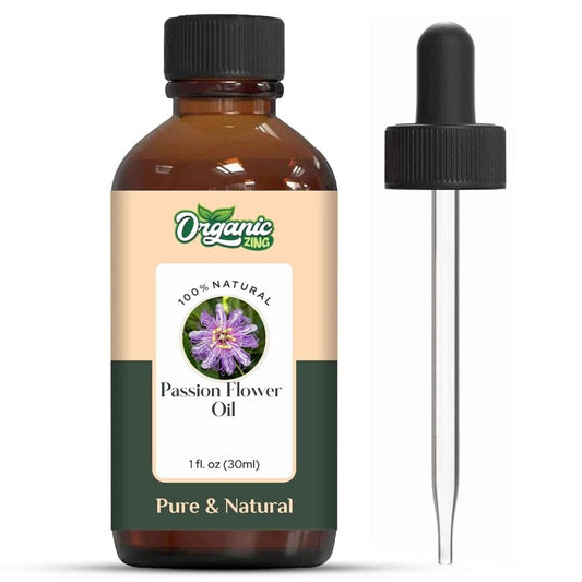 Organic Zing Passion Flower 100% Pure & Natural Essential Oil {30Ml/1.01 Fl Oz}.