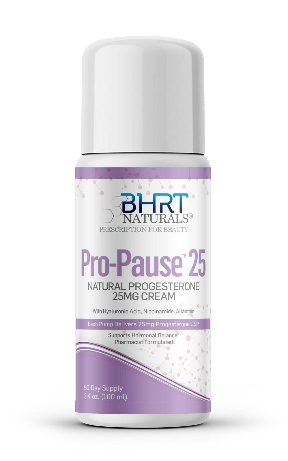 Progesterone Cream 2500Mg Pro-Pause™ 25 BHRT Natural Menopause Hot Flash Relief