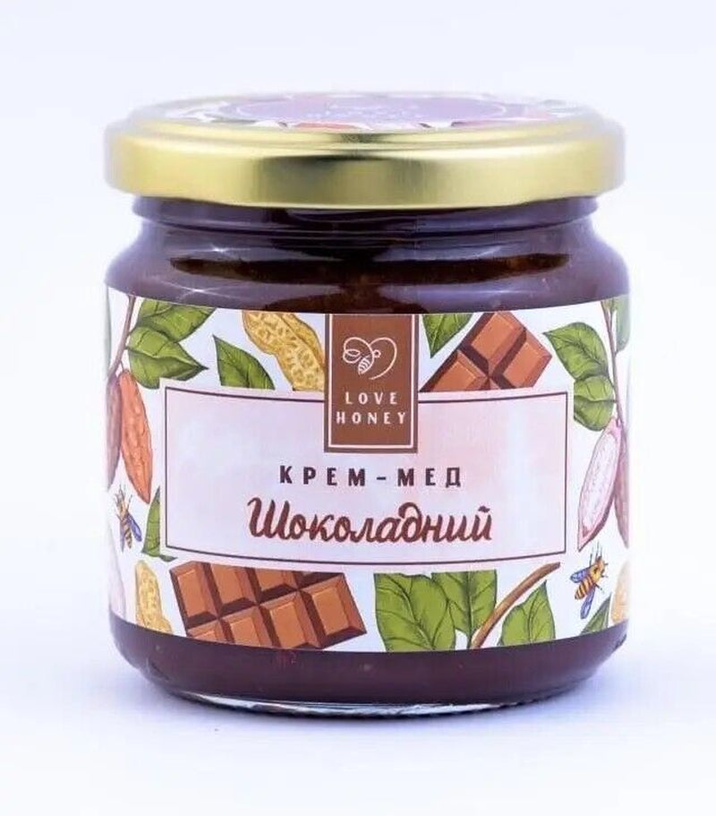 Natural Organic Sweet Creamed Honey High Quality Belgian Cocoa with Peanuts 250G