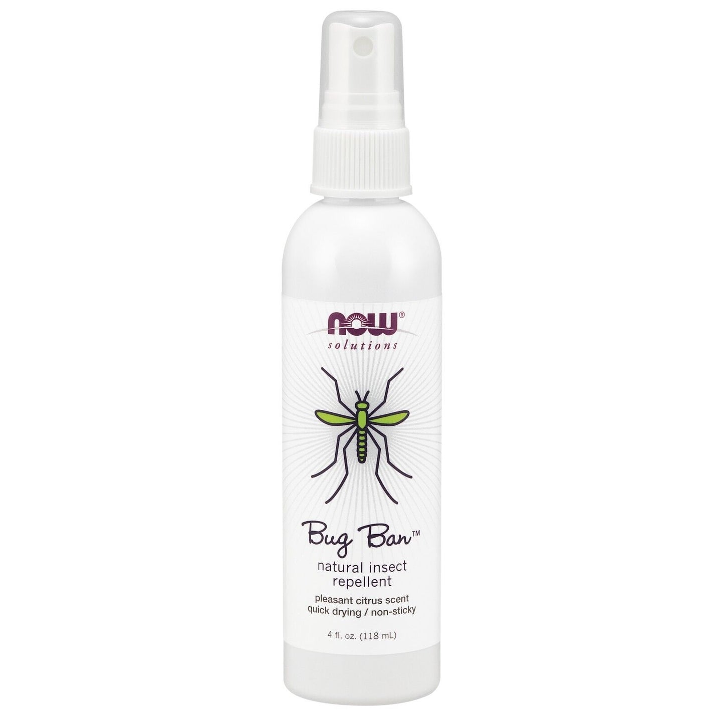 NOW Foods Bug Ban Spray, 4 Oz.