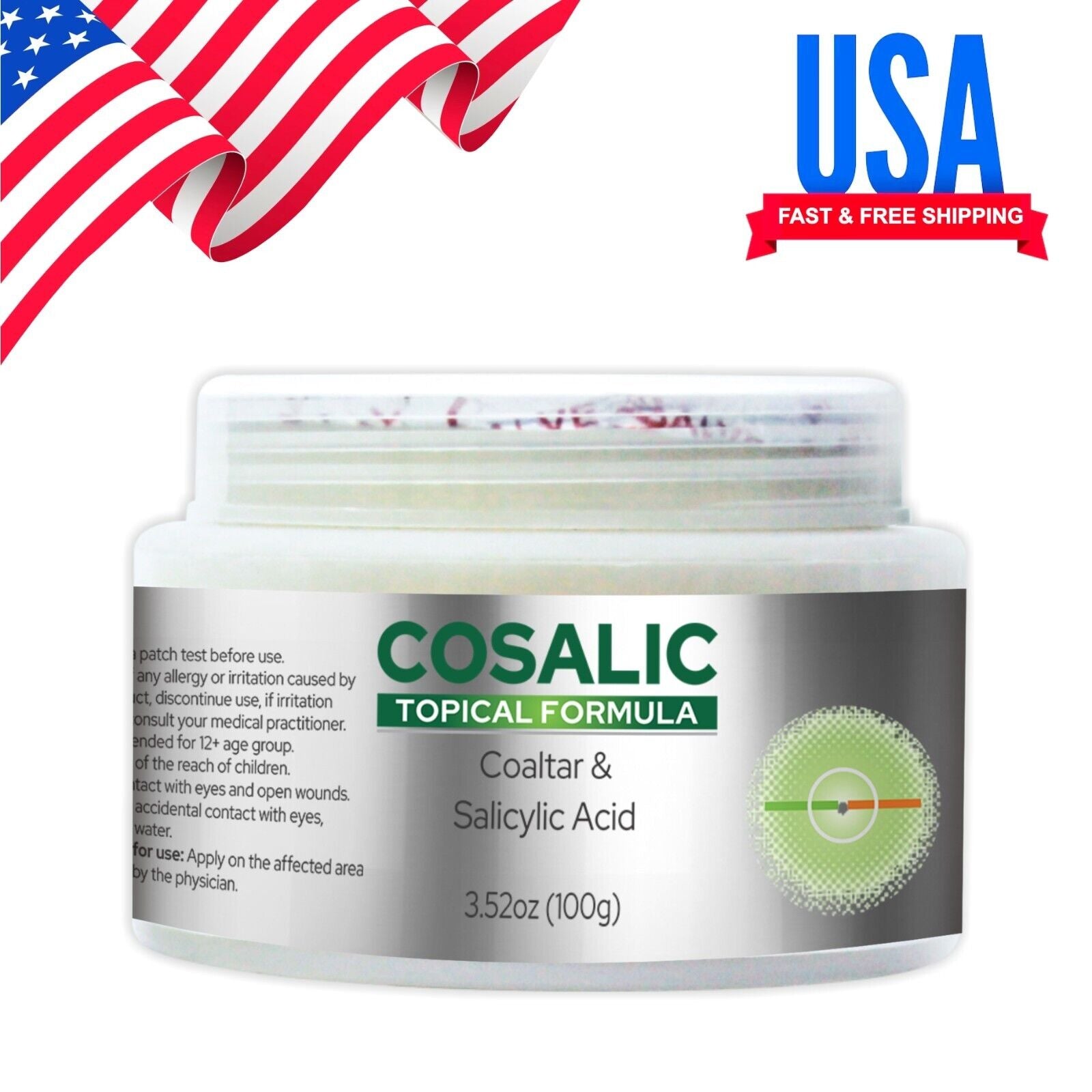 Coal Tar Salicylic Acid - {50G/1.76Oz- 100G/3.52Oz}.