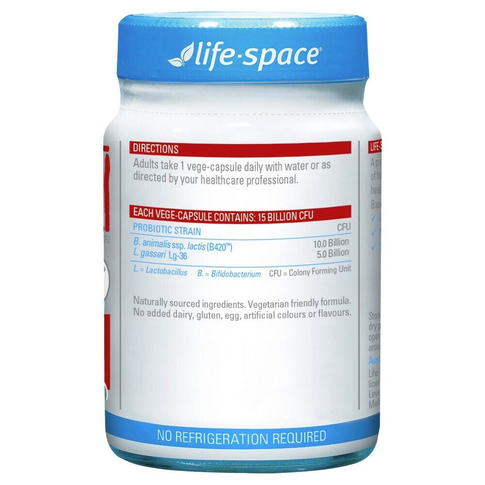 Life-Space Shape B420 Probiotic 60 Vege Capsules Healthy Digestive Flora System