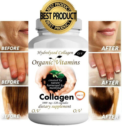 Collagen for Healthy Skin, Joints, Hair & Nails 120 CAPSULES