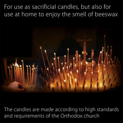 Natural Beeswax Candles 50/100/200Pcs  Candles Pure Beeswax Birthday Candle for Church Prayer Cake Christmas