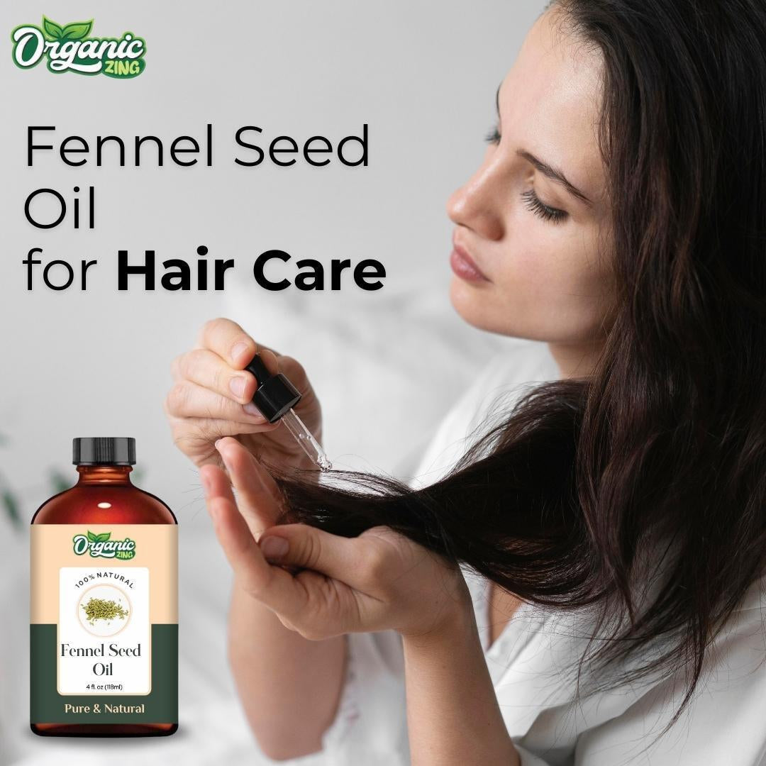 Organic Fennel Seed 100% Pure & Natural Essential Oil - {118Ml/3.99 Fl Oz}.