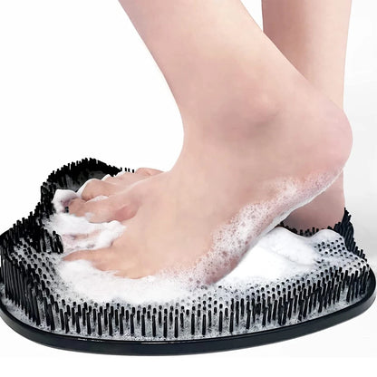 Shower & Bath Foot Scrubber Mat (Softens Hard Skin on Heels )