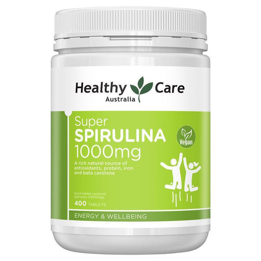 Healthy Care Super Spirulina 400 Tablets