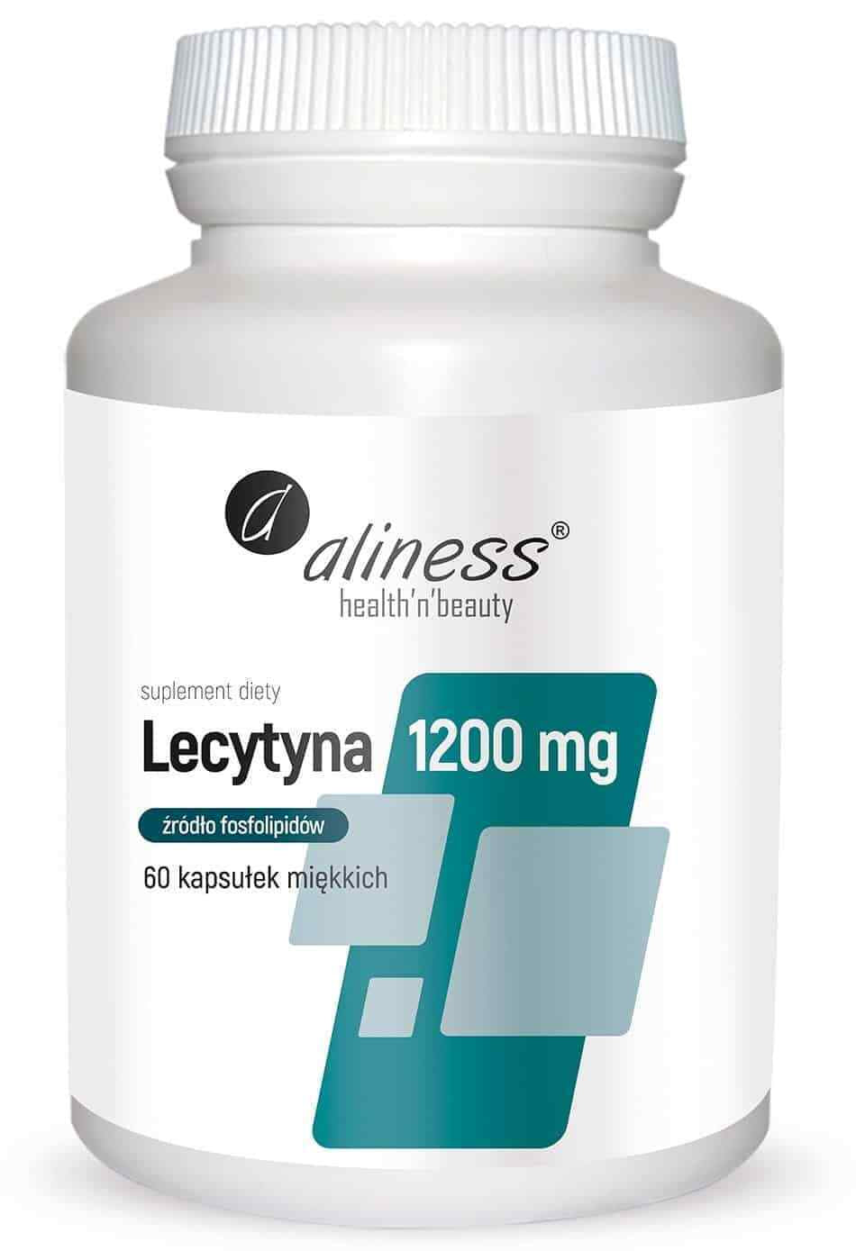 ALINESS Lecithin Forte 1200Mg (Soy Lecithin) 60 Capsules