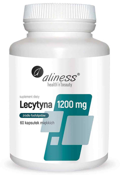 ALINESS Lecithin Forte 1200Mg (Soy Lecithin) 60 Capsules