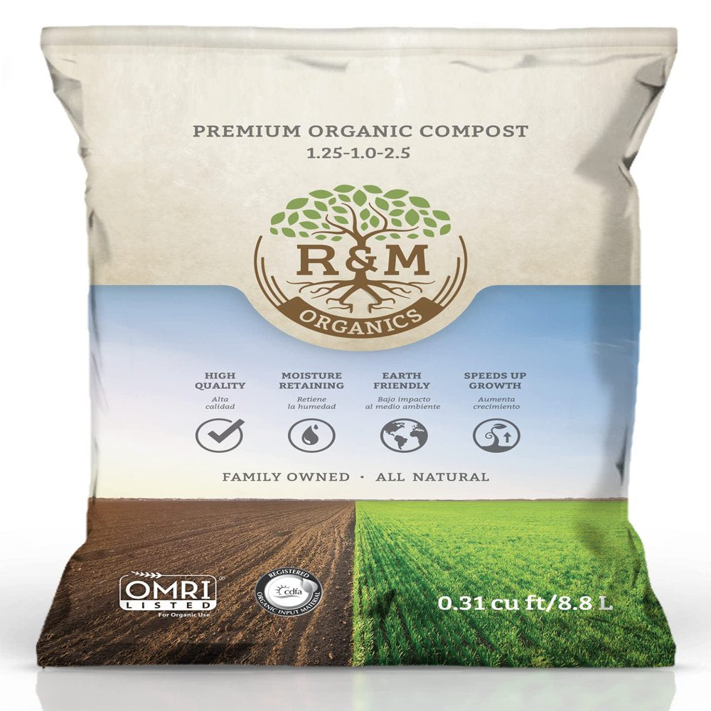 Premium Organic Compost | 10Lb Bag |