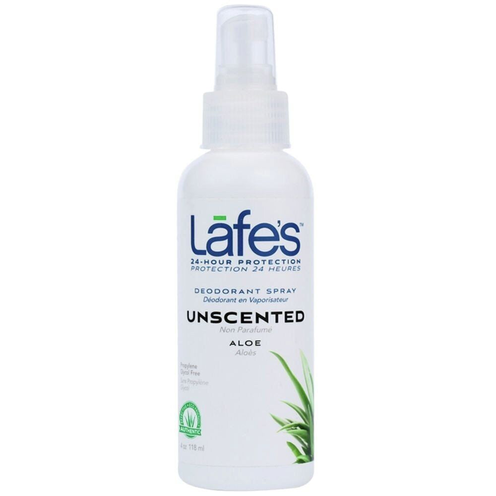 Lafe'S Natural Bodycare Lafe'S Natural and Organic Deodorant Unscented Spray