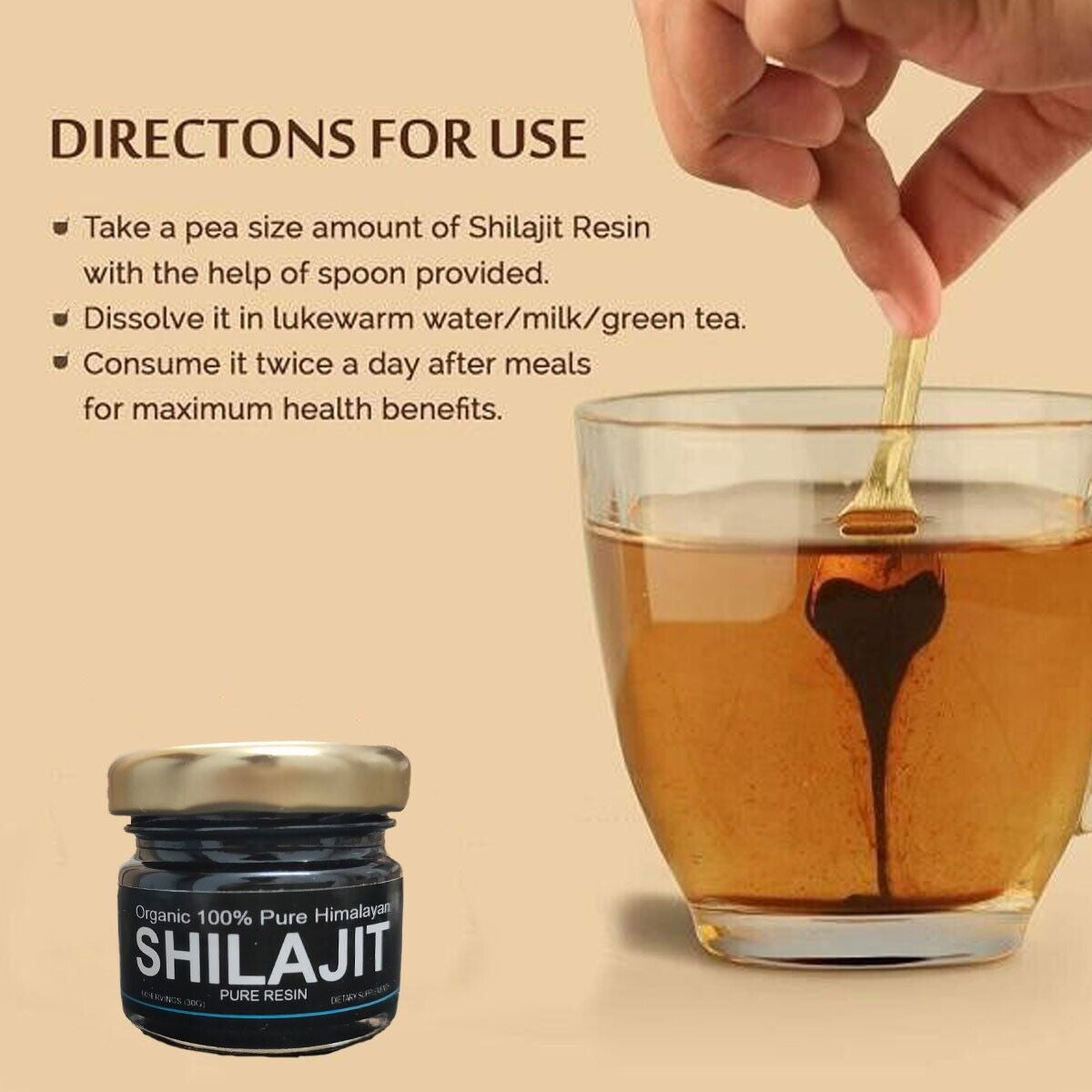 HIMALAYAN Shilajit 30 Gram Exp.2027 Organic Extremely Potent 180 SERVINGS