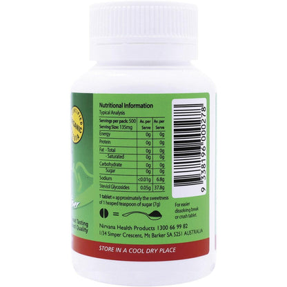 NIRVANA Stevia Tablets 500