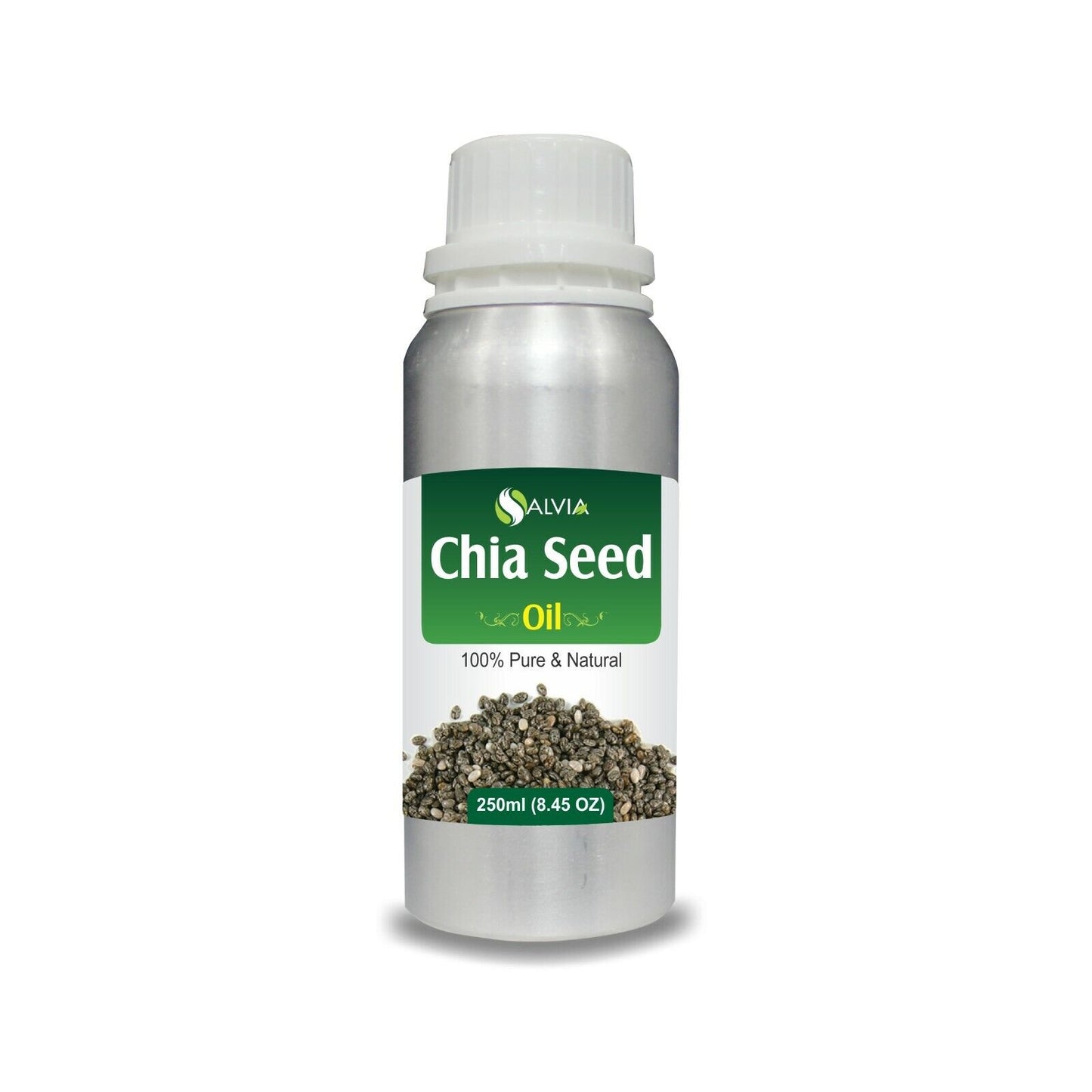 Chia Seed (Salvia Hispanica) 100% Pure & Natural Carrier Oil - [10Ml - 25 L]