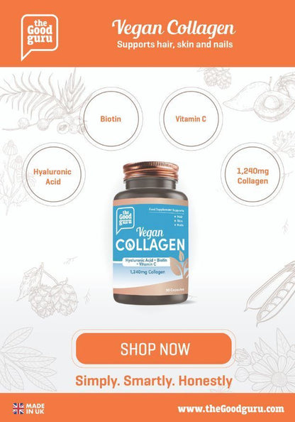 The Good Guru VEGAN COLLAGEN - Hyaluronic Acid, Biotin & Vitamin C