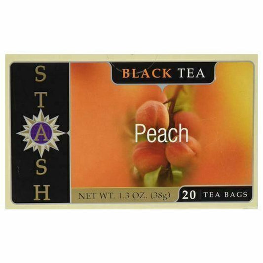 Black Tea Peach 20 Count by Stash Tea