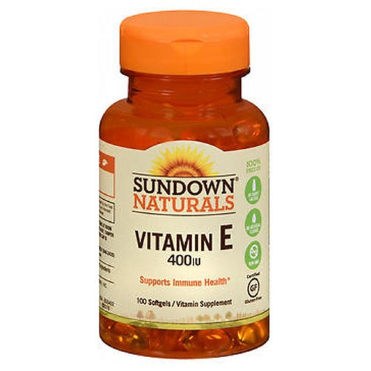 Sundown Naturals Vitamin E 400 IU 100 Caps by Sundown Naturals