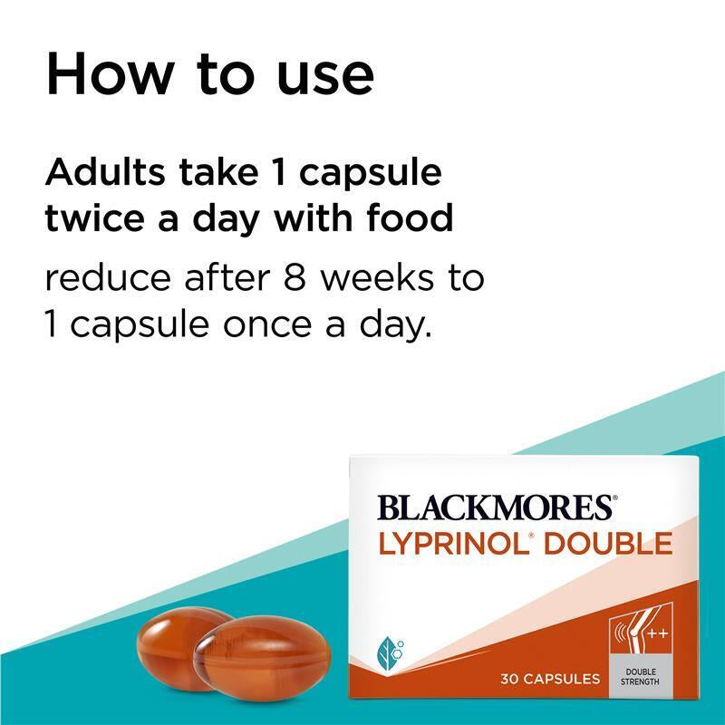 Blackmores Lyprinol Double 30 Capsules