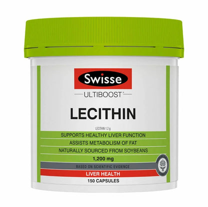 NEW Swisse Lecithin 1200Mg 150 Capsules SWISSE ULTIBOOST