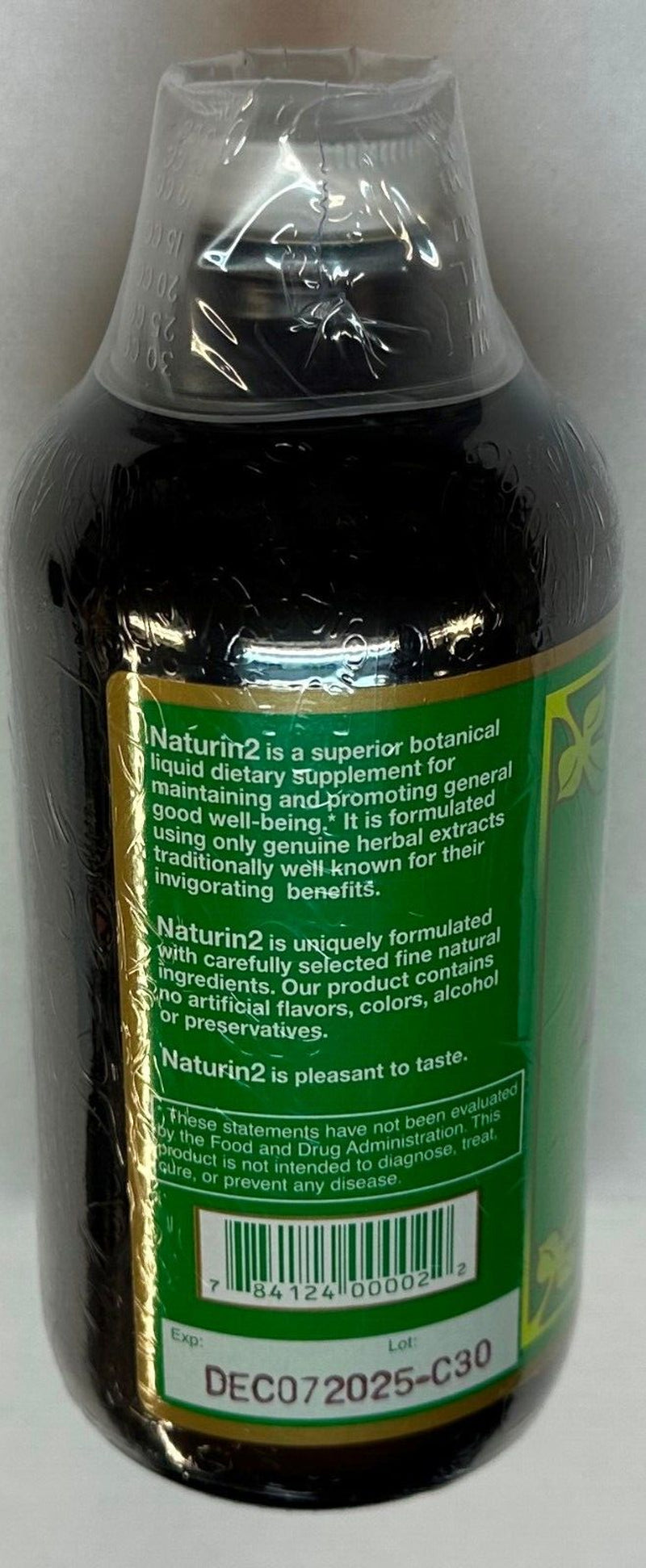 Naturin Naturin2 Natural Herbal Supplement Blend, 16 Oz Bottle, Made in USA