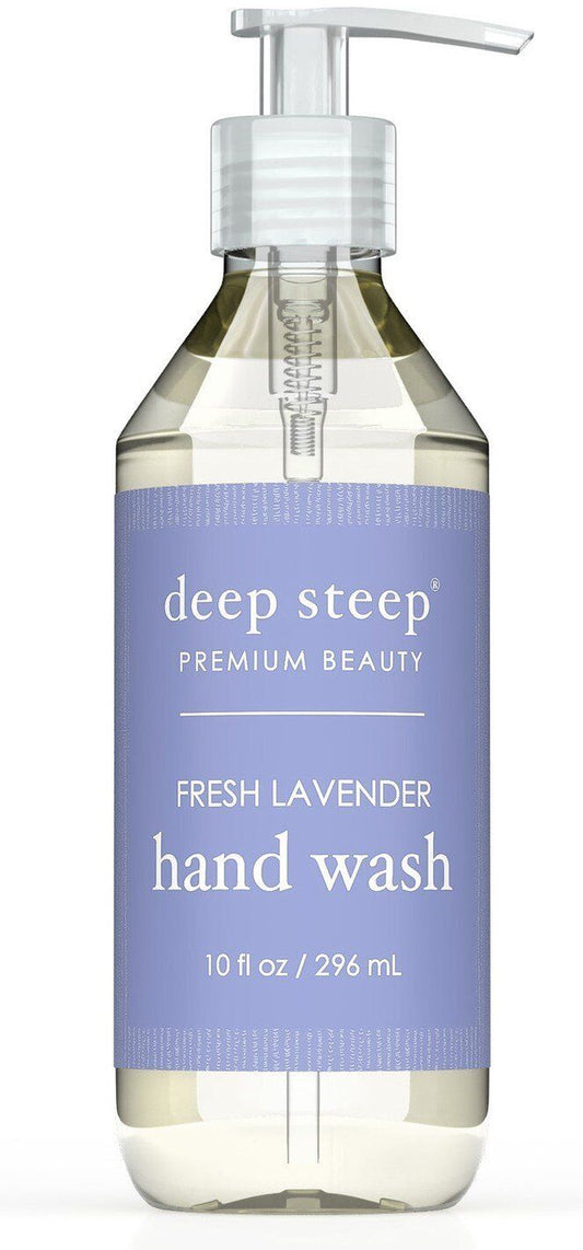 Deep Steep Hand Wash Fresh Lavender 10 Oz Liquid