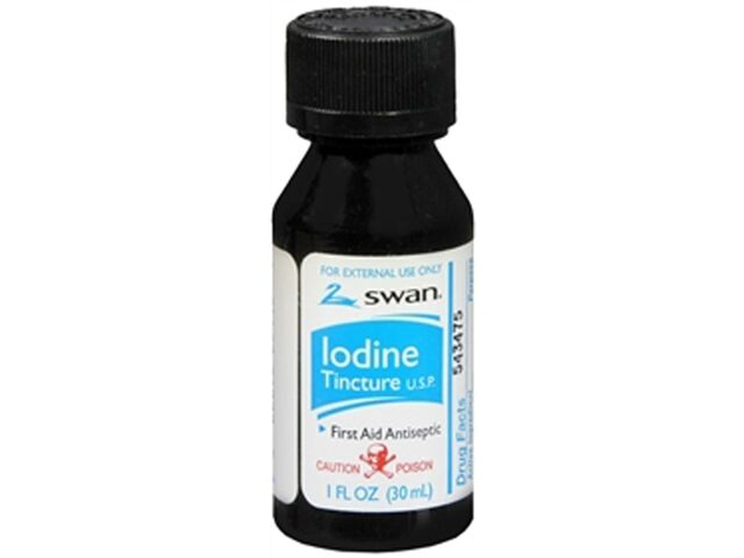 2% Iodine Tincture First Aid Antiseptic 1 Oz. (30Ml) Bottle NEW Made in the USA