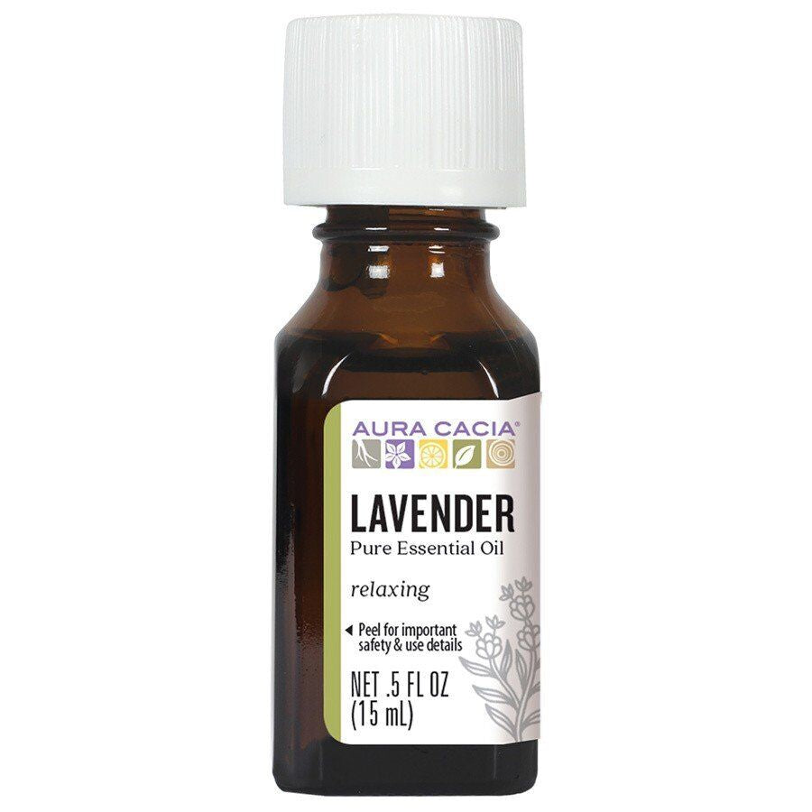 Aura Cacia Lavender Essential Oil 0.5 Oz Oil