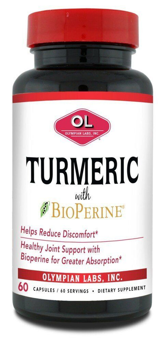 Olympian Labs Tumeric with Bioperine 60 Capsule