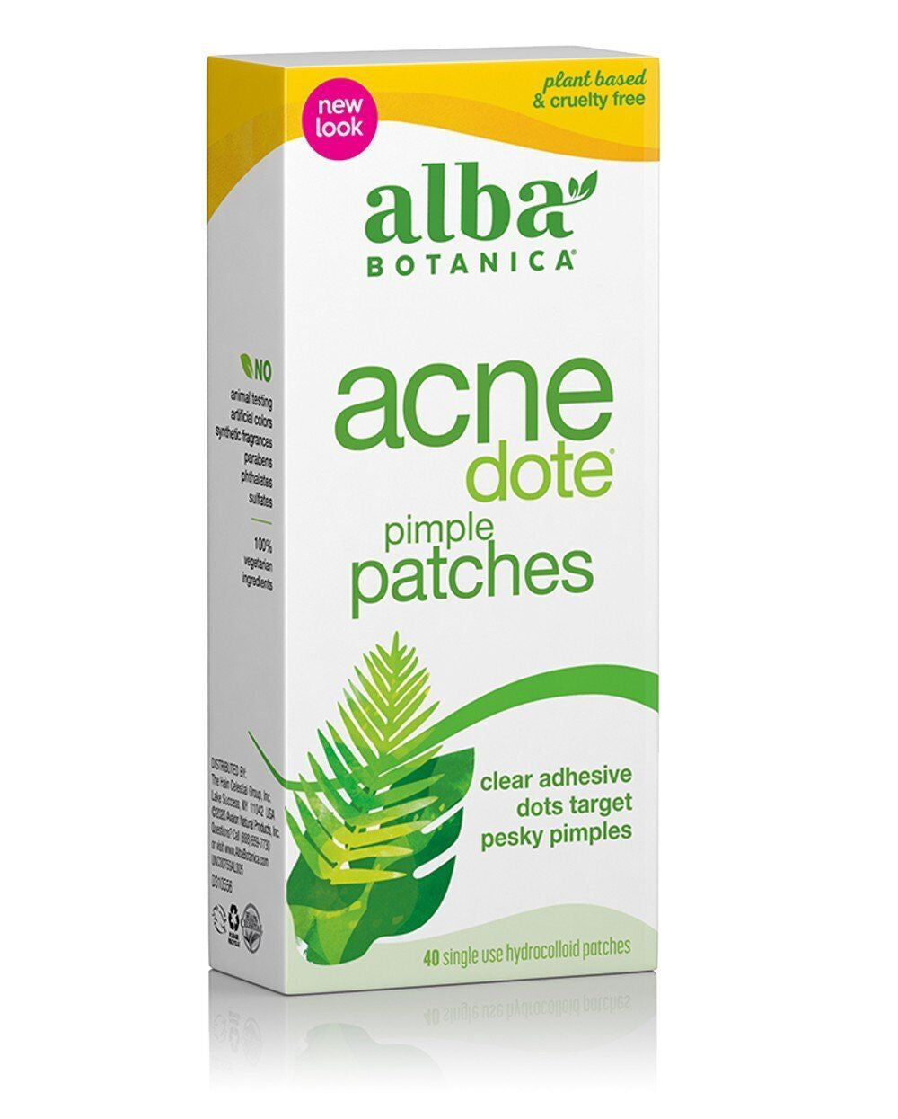 Alba Botanica Acnedote Pimple Patches 40 Ct Container